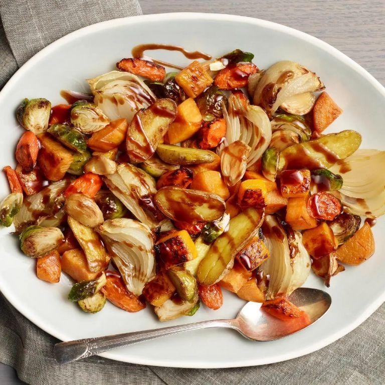 Balsamic Glazed Roasted Vegetables