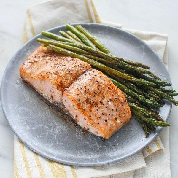 Balsamic Glazed Salmon with Asparagus