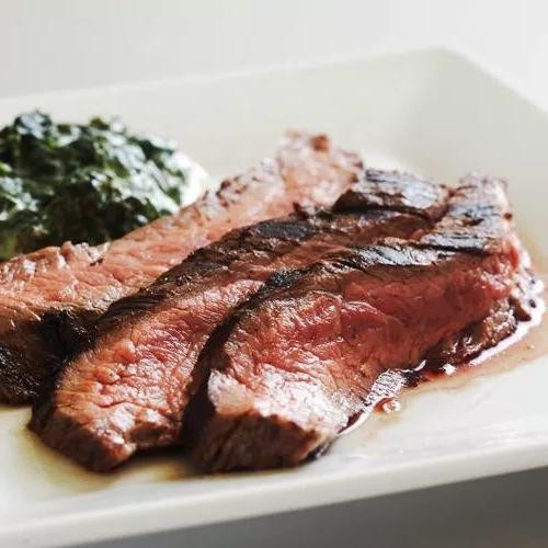 Balsamic Glazed Skirt Steak with Rosemary