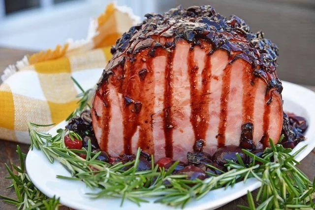 Balsamic Glazed Slow Cooker Ham