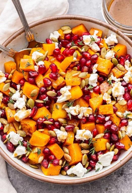 Balsamic Roasted Honeynut Squash with Goat Cheese
