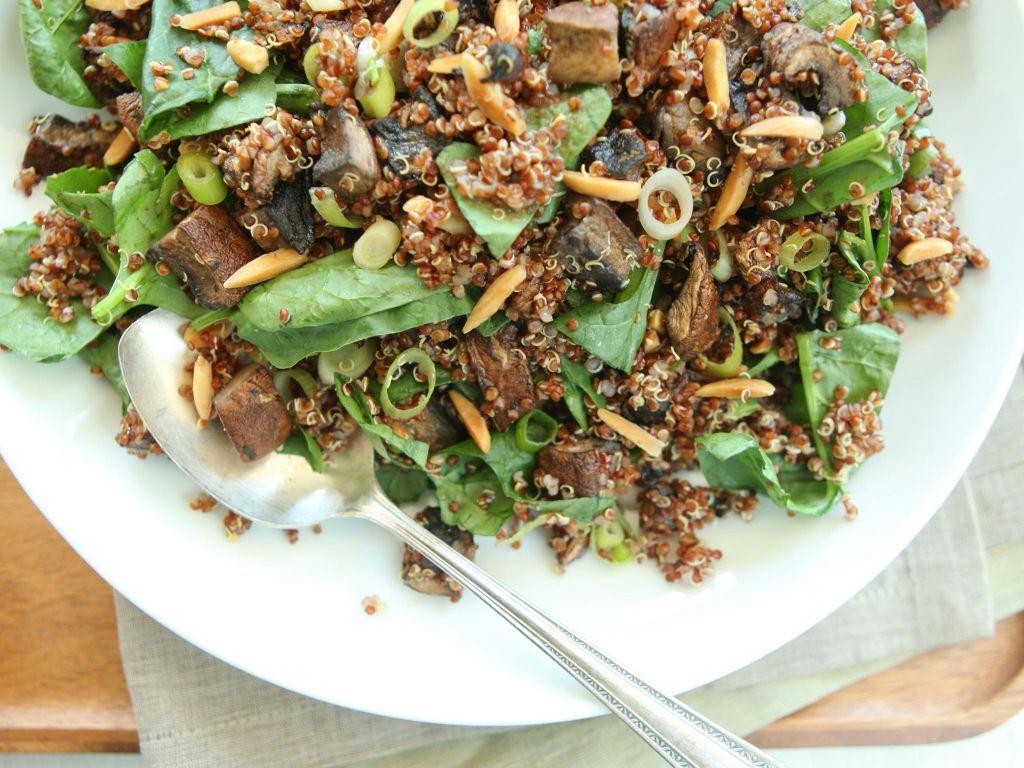 Balsamic Roasted Mushroom Quinoa