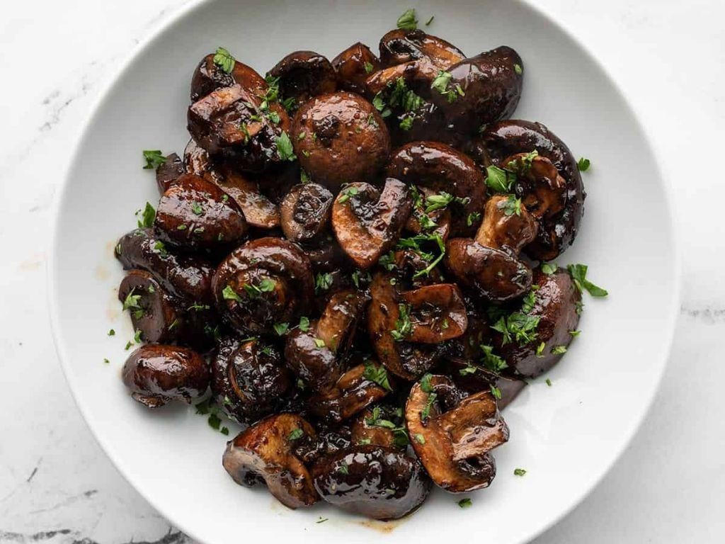 Balsamic Roasted Mushrooms