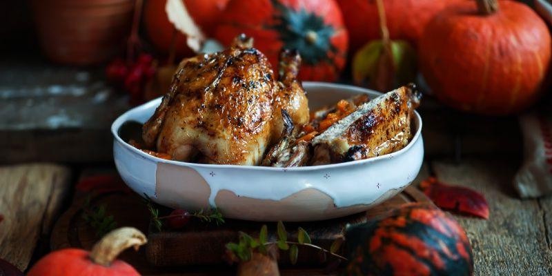 Balsamic Vinegar Brined Cornish Hen