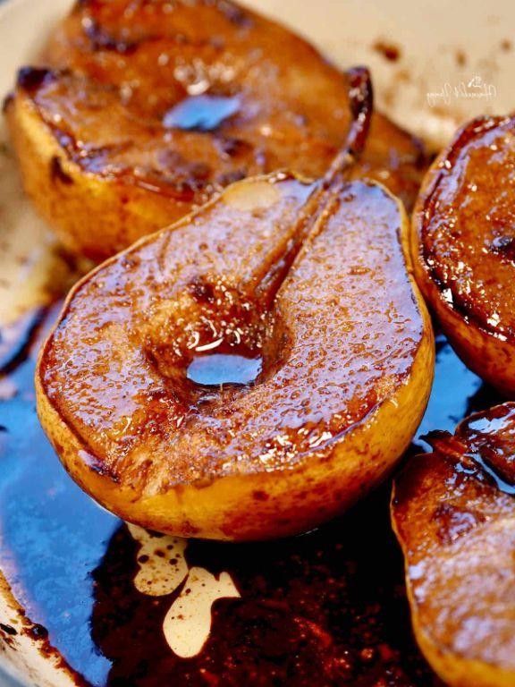 Balsamic Vinegar Pear Reduction Sauce
