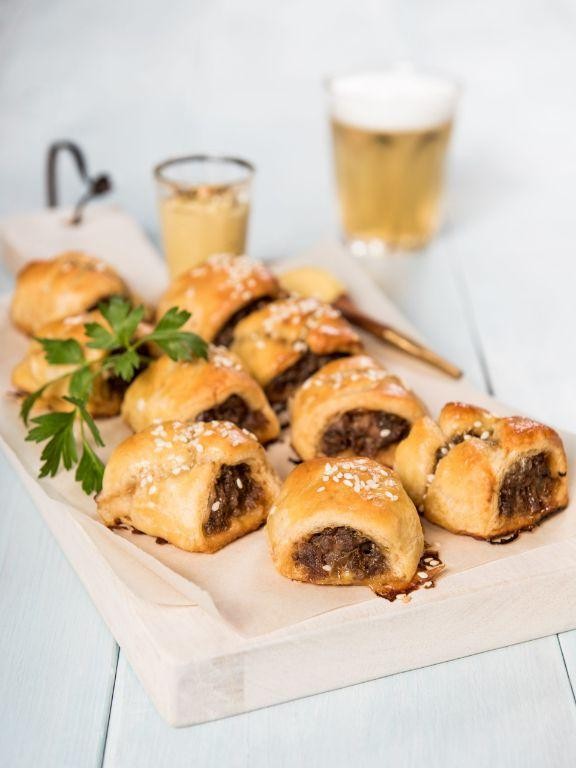Balsamic Vinegar and Rosemary Sausage Rolls