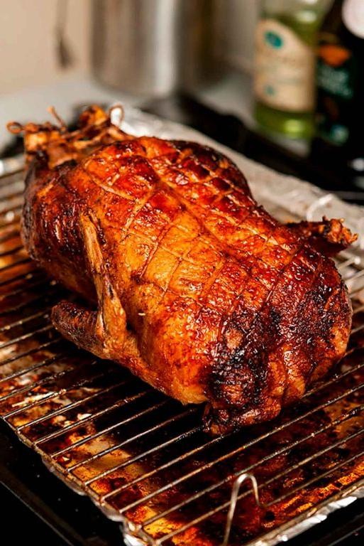 Balsamic and Basil Roast Duck