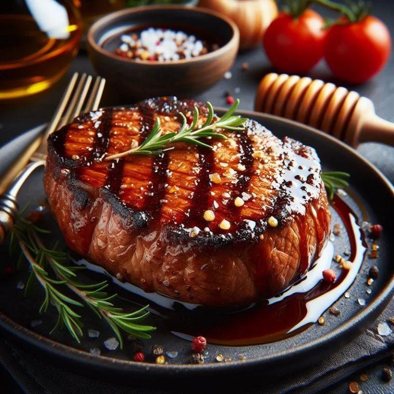 Balsamic and Honey-Glazed Bottom Round