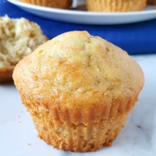 Banana Cake Mix Muffins