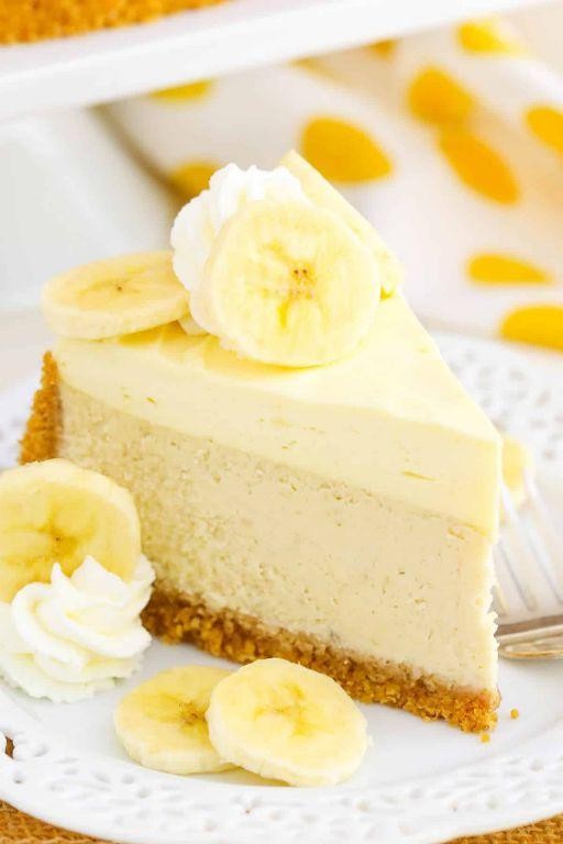 Banana Cream Cheese Cheesecake