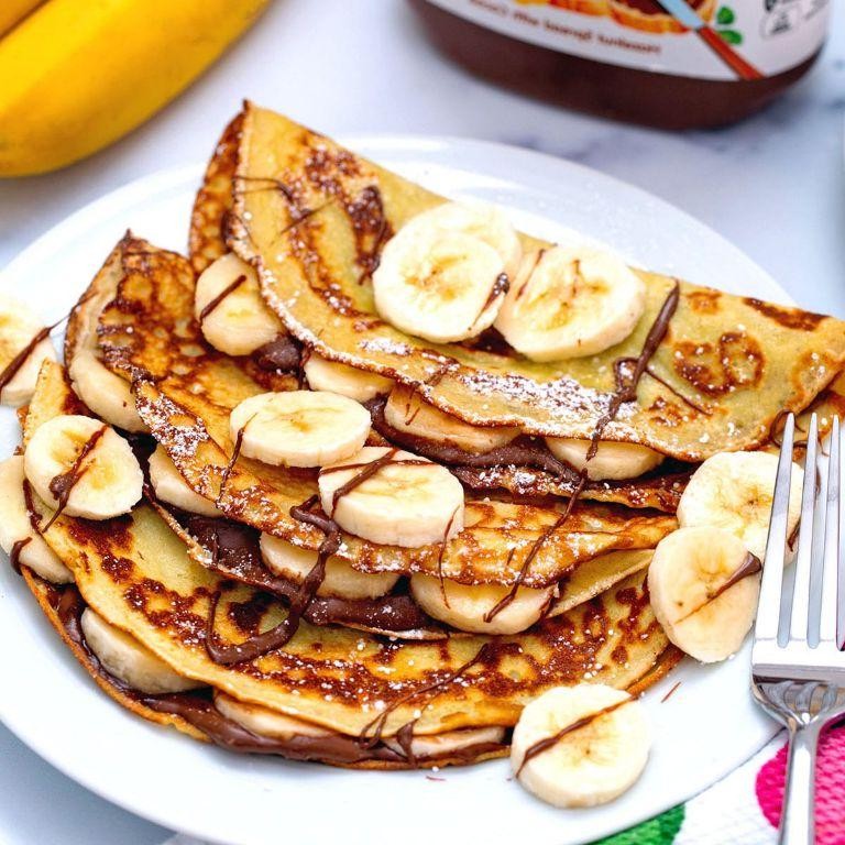 Banana Nutella Crepes