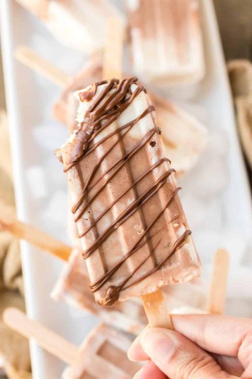 Banana Nutella Frozen Yogurt