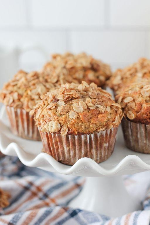 Banana Oatmeal Muffins