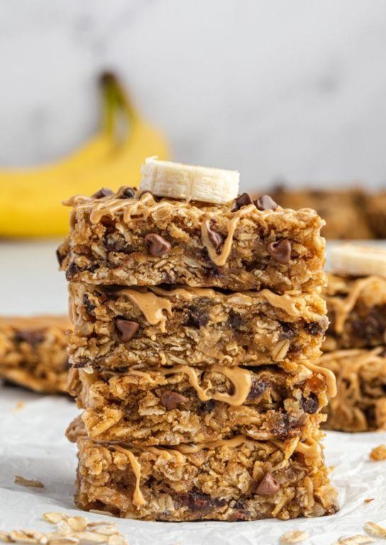 Banana Peanut Butter Bars