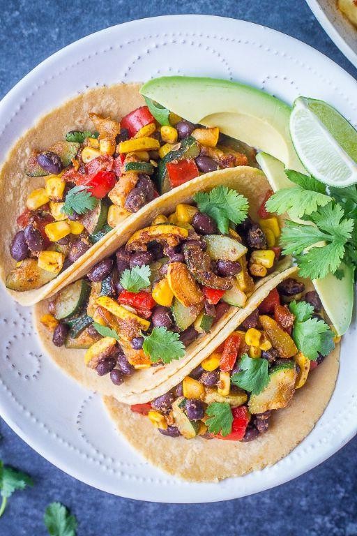 Banana Pepper and Black Bean Tacos
