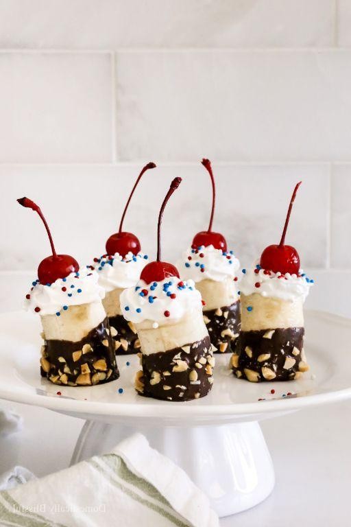 Banana Split Ice Cream Balls