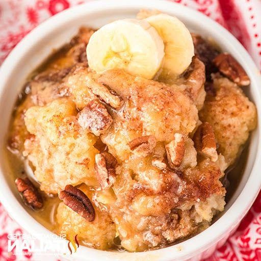Banana Walnut Dump Cake