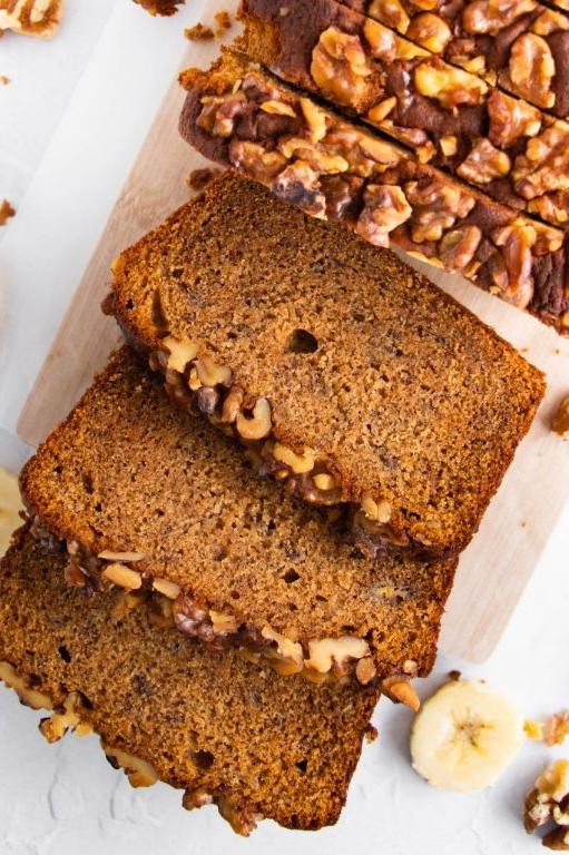 Banana Walnut Honey Bun Cake