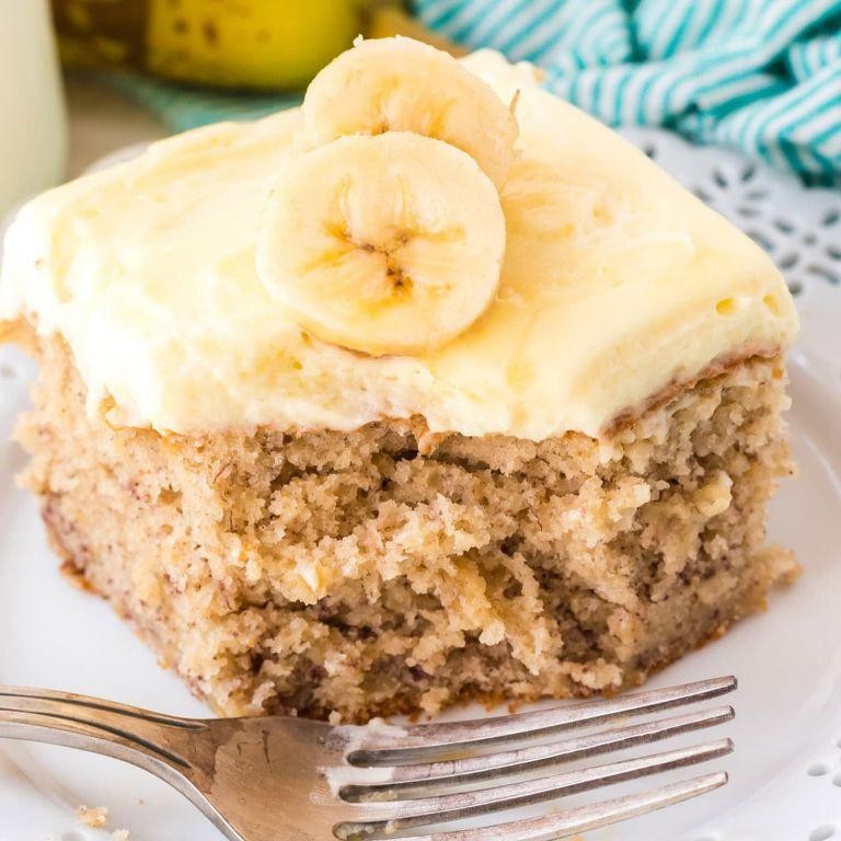 Banana-Infused Yellow Box Cake