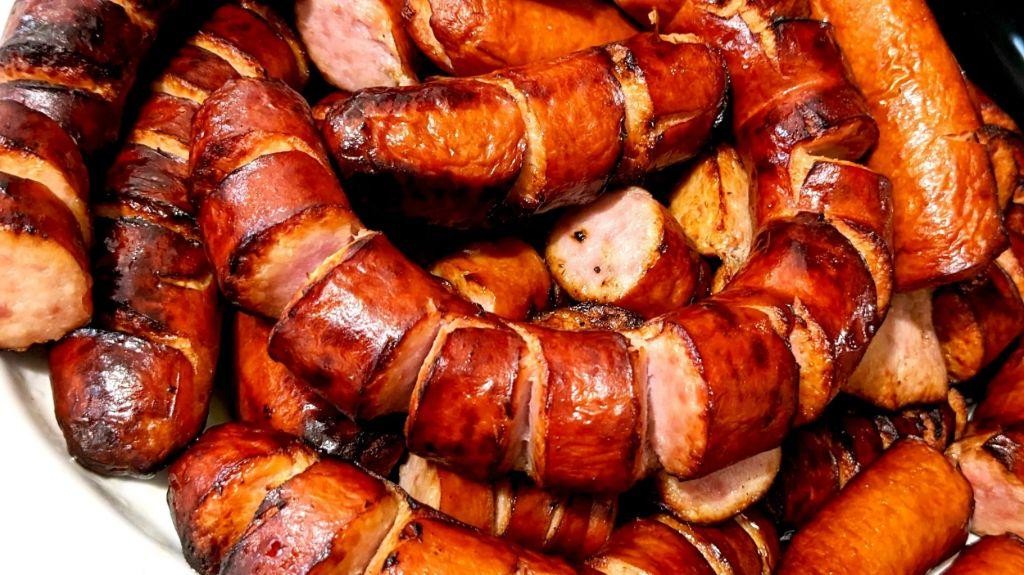 Barbecue Bratwurst with Honey Mustard Glaze