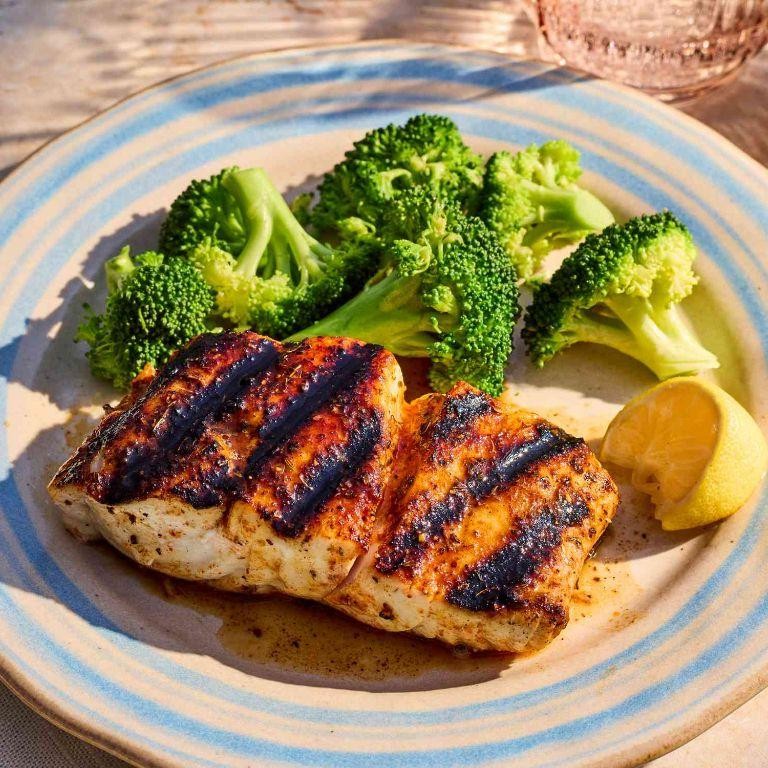 Barbecue Grilled Red Snapper Fillet