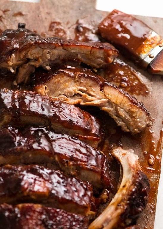 Barbecue Ribs with Homemade Barbecue Sauce