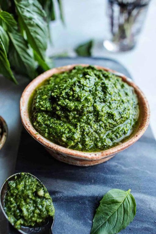 Basil and Pine Nut Chilli Paste
