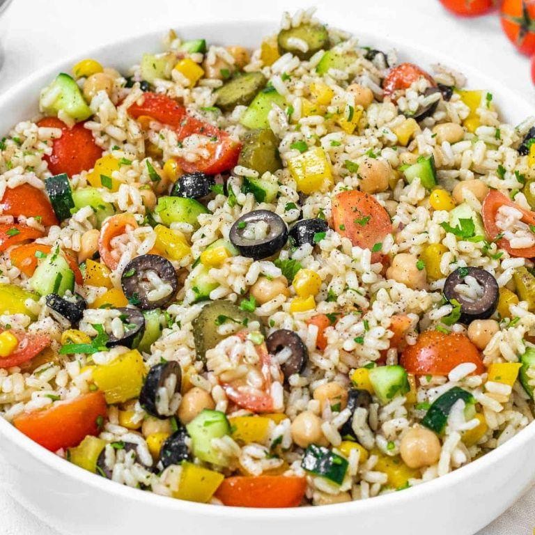 Basmati Rice and Chickpea Salad