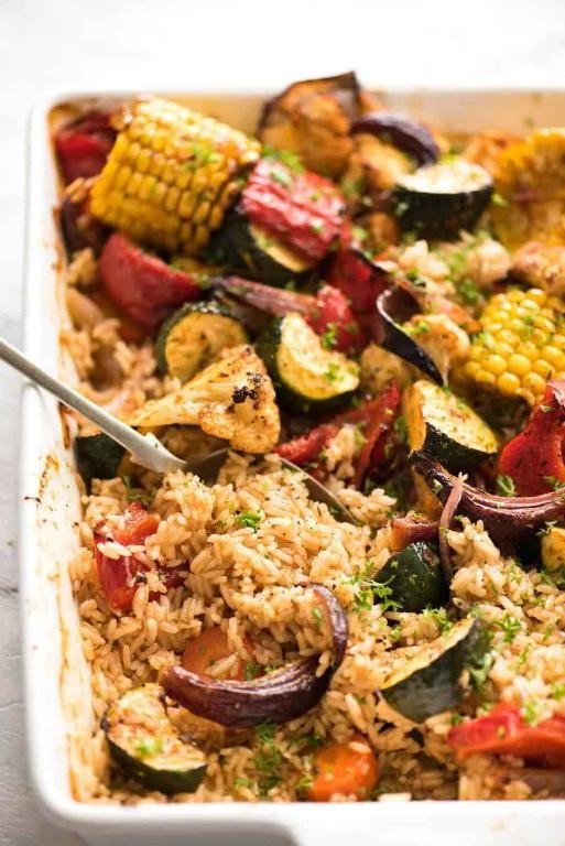 Basmati Rice with Grilled Vegetables