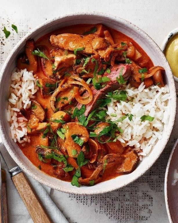 Beef Stroganoff with Paprika
