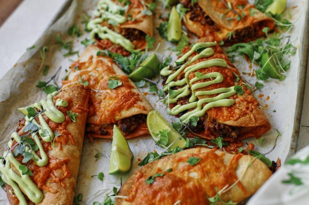 Beef Tacos with Avocado and Lime