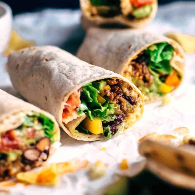 Beef and Avocado Burrito