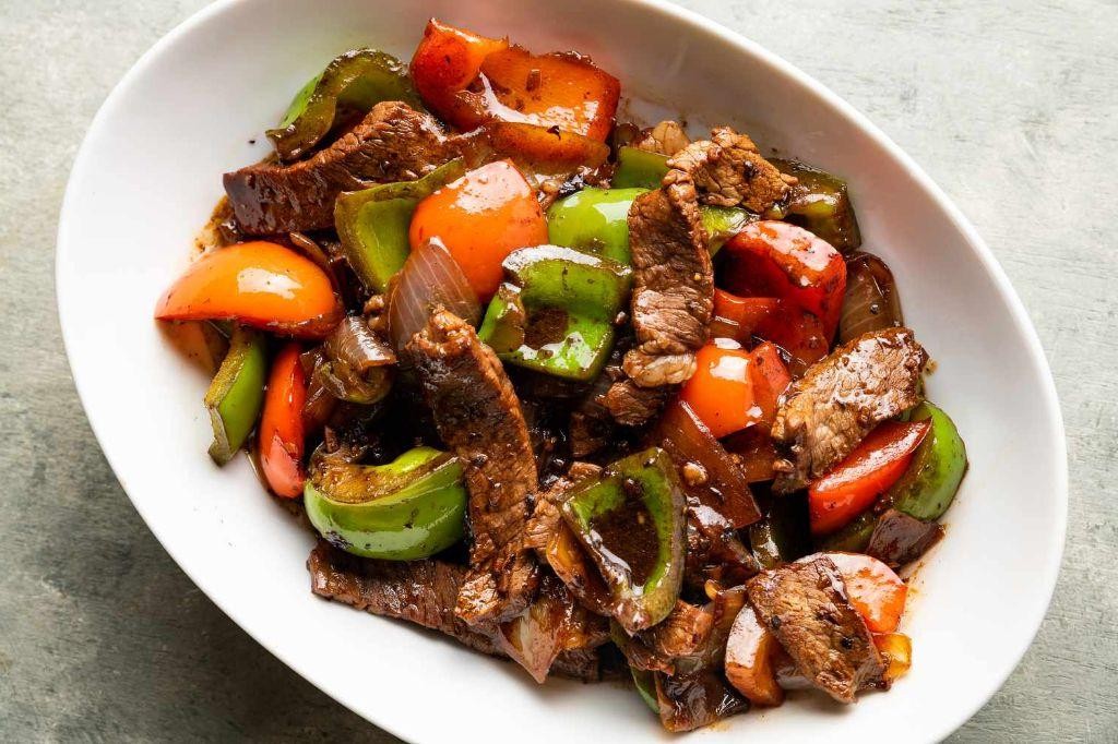 Beef and Bell Pepper Stir Fry with Black Bean Sauce