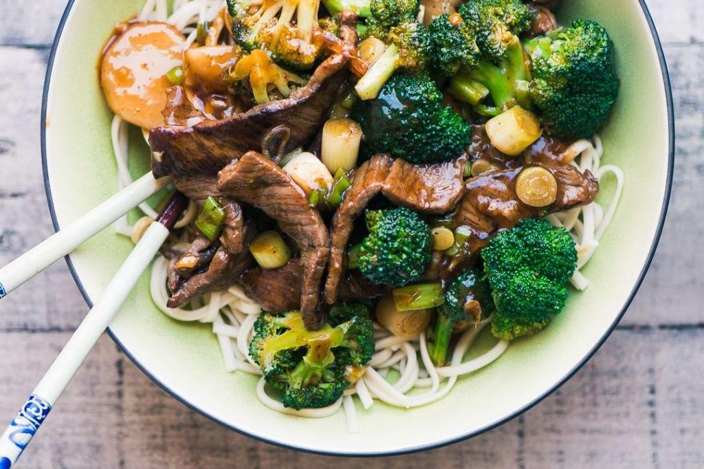 Beef and Broccoli Noodle Bowl
