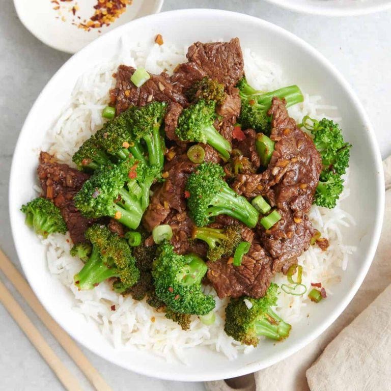 Beef and Broccoli Stir-Fried Rice