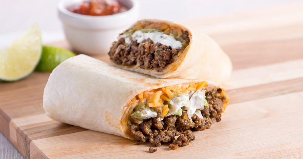 Beef and Mushroom Burrito