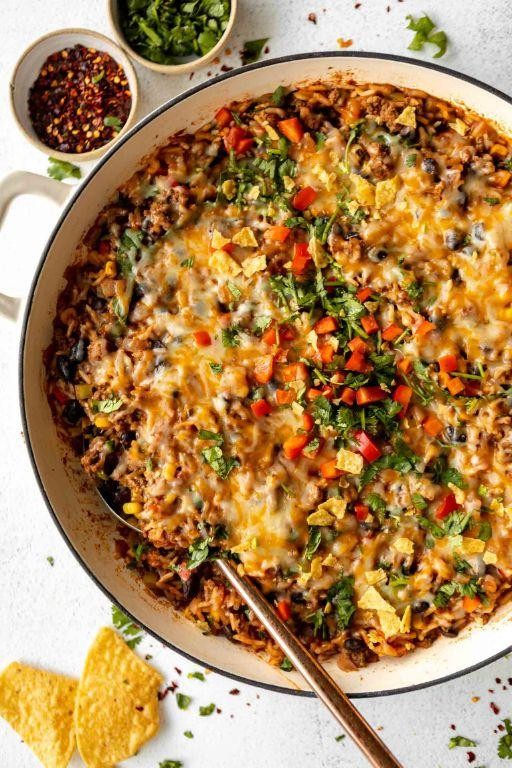 Beef and Vegetable Rice Casserole
