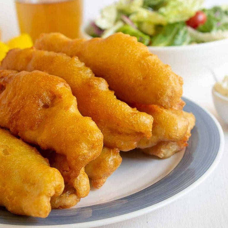 Beer-Battered Crappie Fish Sticks