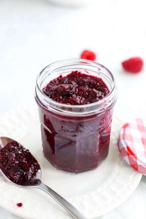 Berry Chia Jam with Maple Syrup