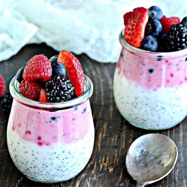 Berry Chia Seed Pudding