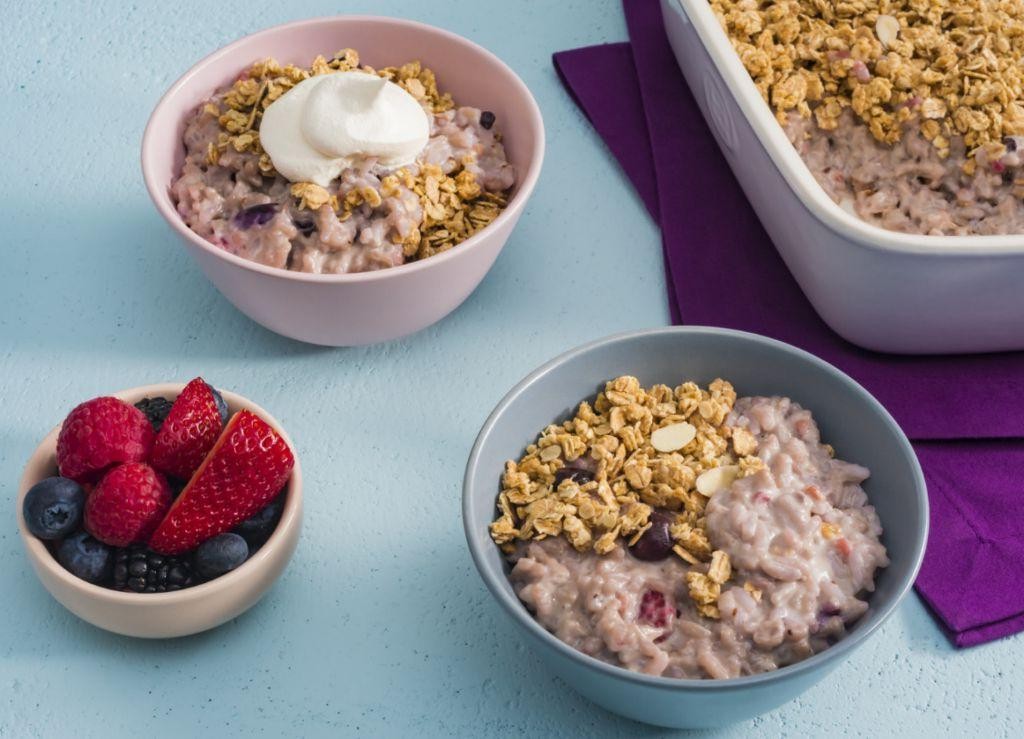 Berry Delight Minute Rice Pudding