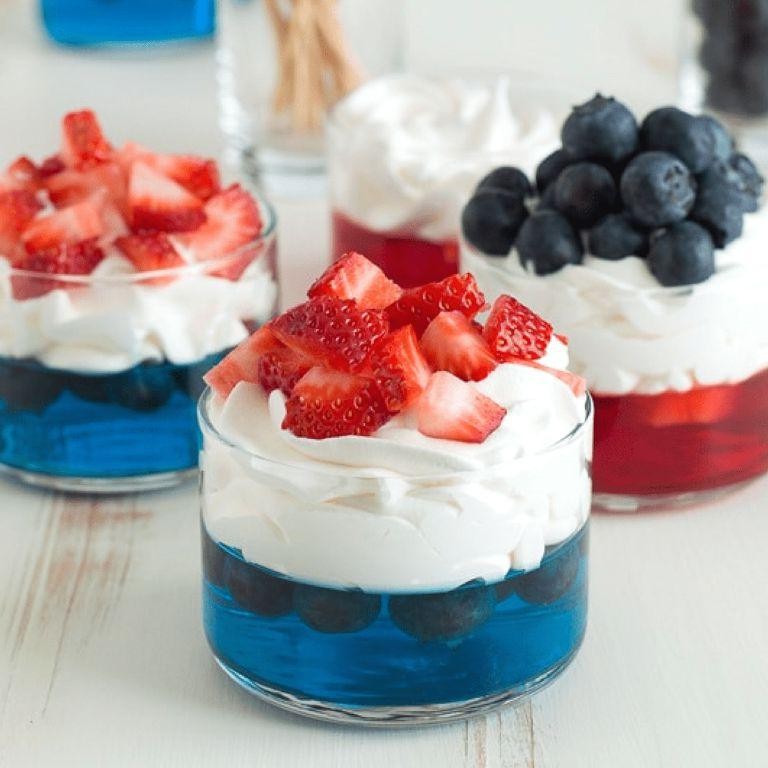 Berry Whip Jello Cups