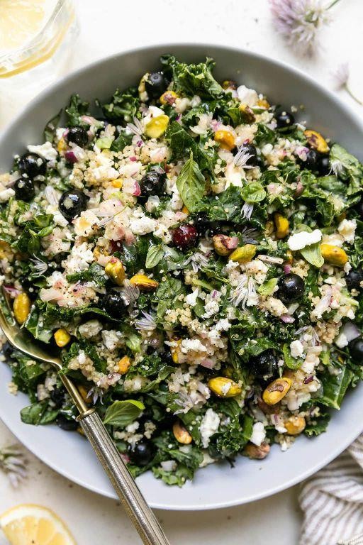 Berry and Feta Quinoa Salad