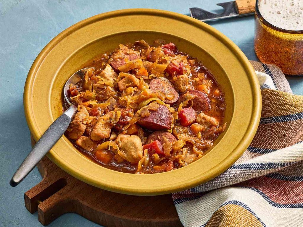 Bigos Stew with Kielbasa