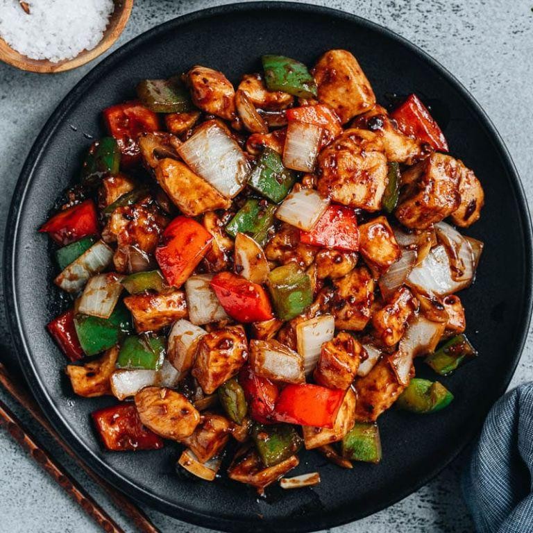 Black Bean Sauce Cabbage Chicken Stir Fry