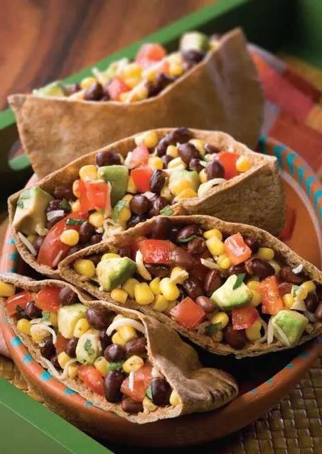 Black Bean and Corn Salsa Pita Pockets