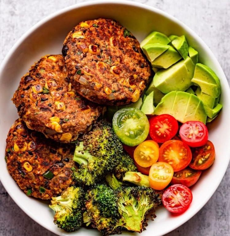 Black Bean and Corn Veggie Patties