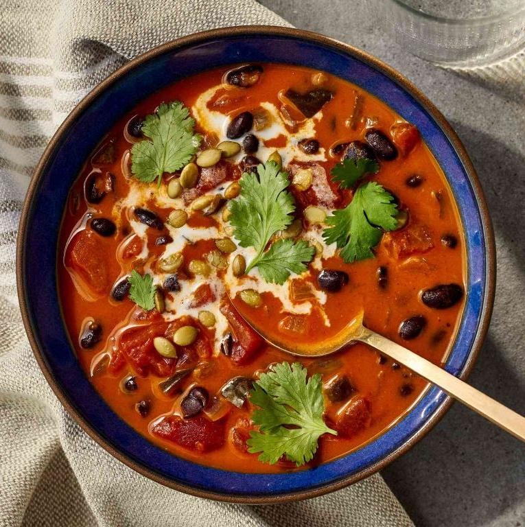 Black Bean and Pumpkin Soup