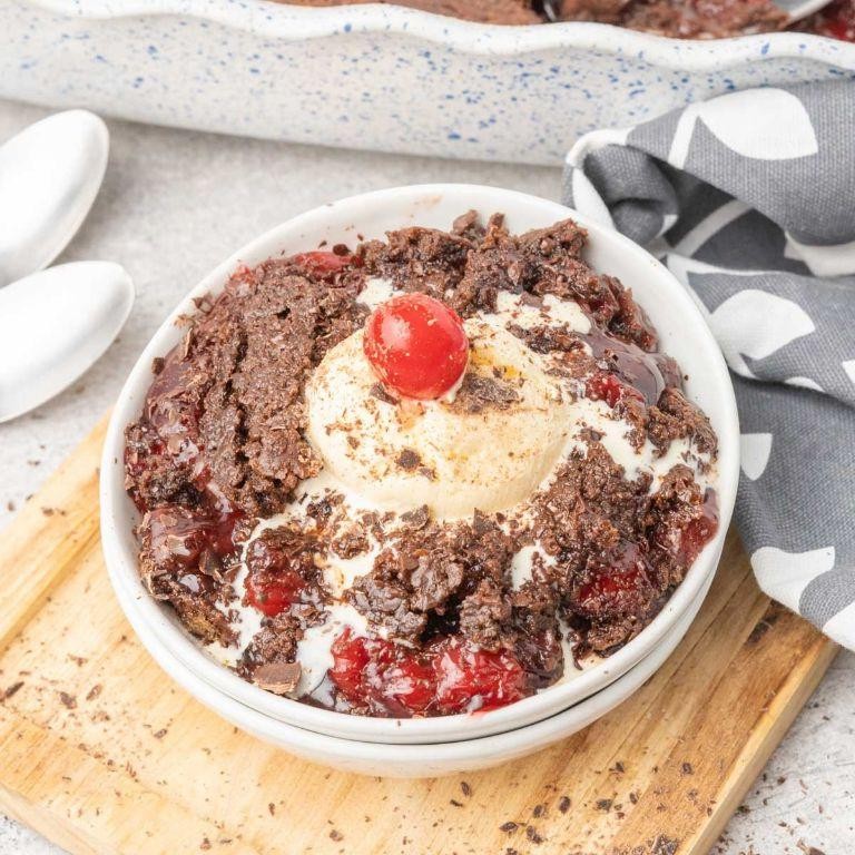 Black Forest Fantasy Dump Cake