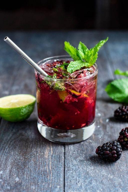 Blackberry Bourbon Smash